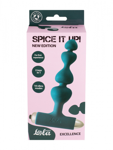 Vibrační anální kolík Spice it up New Edition Excellence Dark green 8016-02Lola