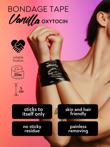 Obvazová Páska Vanilla Oxytocin Black 1169-02lola