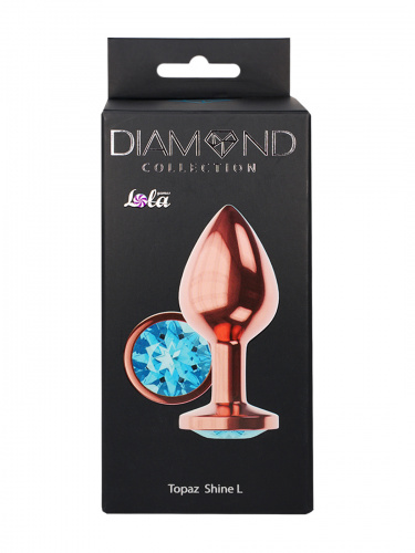 Anální kolík Diamond Topaz Shine L 4026-02lola