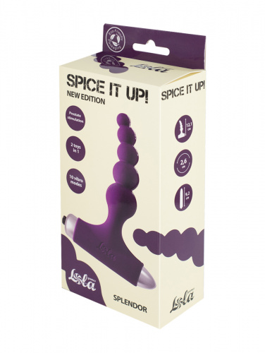 Vibrační anální kolík Plug Spice it up New Edition Splendor Ultraviolet 8017-04Lola