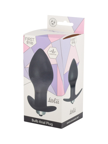 Anální vibrační kolík Bulb Black 5006-03lola