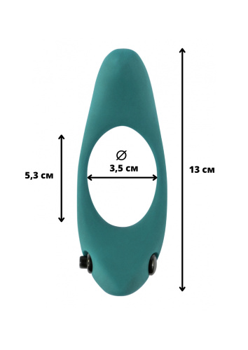 Vibrační erekční kroužek Pure Passion Lunar Green 1305-03lola