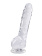 Transparent dildo Intergalactic Luminous 7080-04Lola