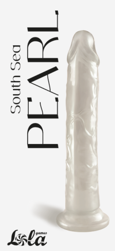 Perleťové dildo South Sea Pearl White 9902-03lola