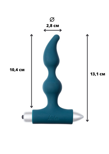 Vibrační anální kolík Spice it up New Edition Elation Dark green 8018-02Lola