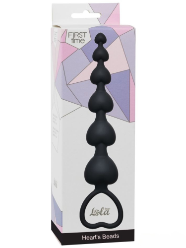 Anální kuličky Heart's Beads Black 4101-03Lola