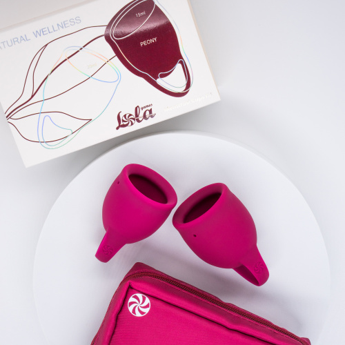 Sada Menstruačních Kalíšků Natural Wellness Červená Pivoňka 4000-03lola