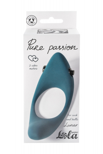 Vibrační erekční kroužek Pure Passion Lunar Green 1305-03lola
