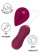 Vaginální kuličky s vibrační pulzace s dálkovým ovládáním Take it Easy Era Wine red 9021-09lola