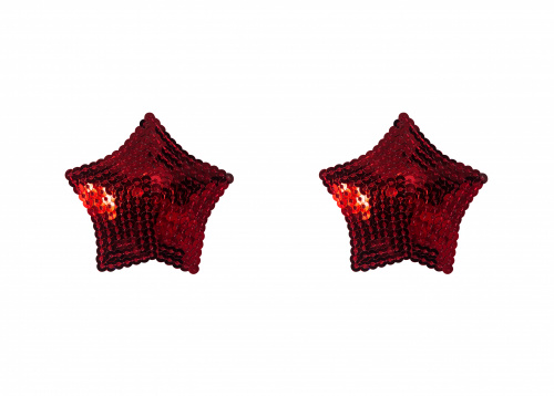 Nálepky na bradavky Burlesque Tempest Red 3636-04lola