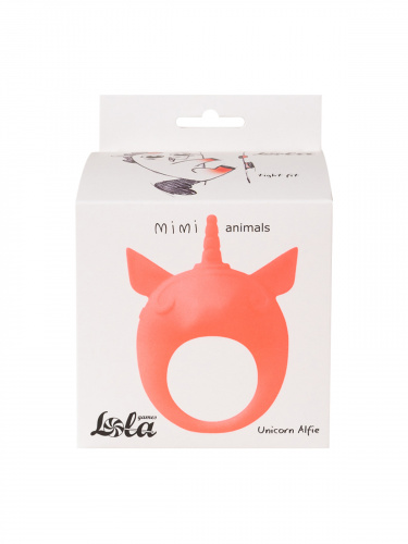 Vibrační erekční kroužek Lola Games MiMi Animals Unicorn Alfie Orange 7000-26lola
