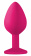 Anální kolík Emotions Cutie Medium Pink black crystal 4012-01Lola