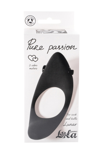 Vibrační erekční kroužek Pure Passion Lunar Black 1305-01lola