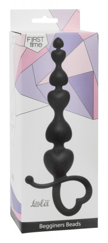 Anální kuličky Beginners Beads Black 4102-03Lola