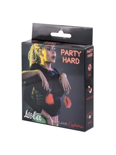 Svorky na bradavky Party Hard Euphoric Red 1131-02lola