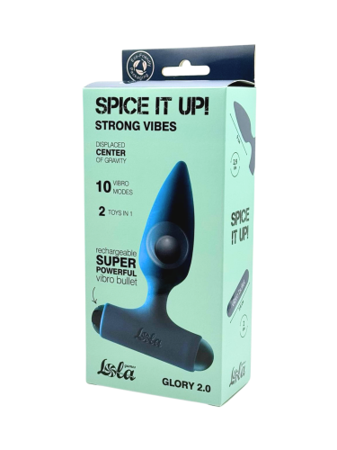 Anální kolík s dobíjecí kulkou Spice it Up Glory 2.0 8015-05lola