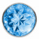 Anální kolík Diamond Light blue Sparkle Large 4010-04Lola