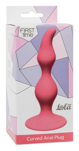 Anální kolík Curved Anal Plug Pink 4105-01Lola