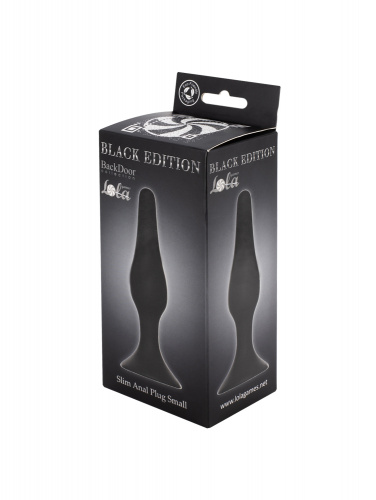Anální kolík Slim Anal Plug Small Black 4207-01Lola