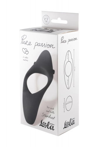 Vibrační erekční kroužek Pure Passion Stardust Black 1304-01lola
