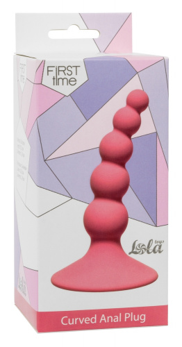 Anální kuličky Ribbed Plug Pink 4108-01lola