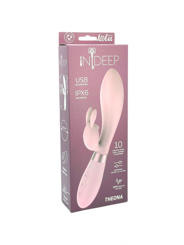 Dobíjecí vibrátor Indeep PRO Theona Pink 7707-02indeep