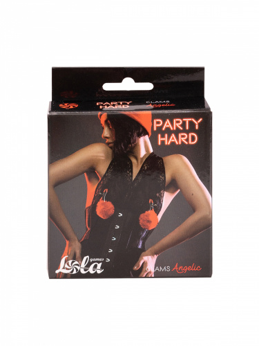 Svorky na bradavky Party Hard Angelic Red 1140-03lola