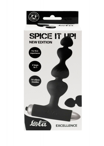 Vibrační anální kolík Spice it up New Edition Excellence Black 8016-01Lola