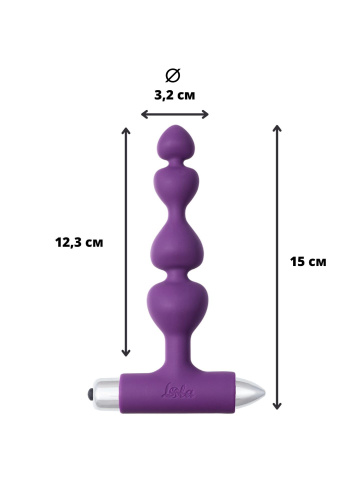 Vibrační anální kolík Spice it up New Edition Excellence Ultraviolet 8016-04Lola