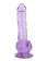 Transparent dildo Intergalactic Luminous Purple 7086-02lola