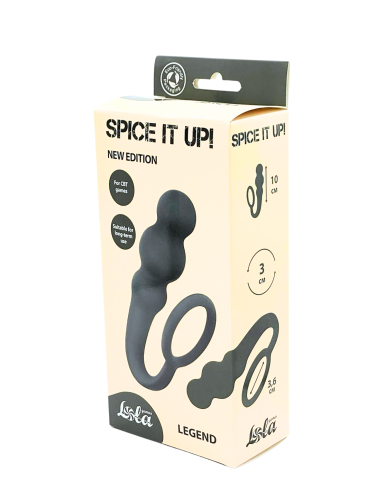 Anální kolík Spice it up Legend Dark Grey 8001-02Lola