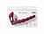 Vibrační nástavec pro dvojitou penetraci Passion Farnell Wine Red 1203-02lola