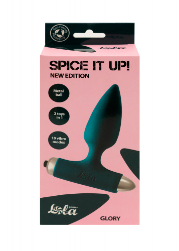 Vibrační anální kolík Spice it up New Edition Glory Dark green 8015-02Lola