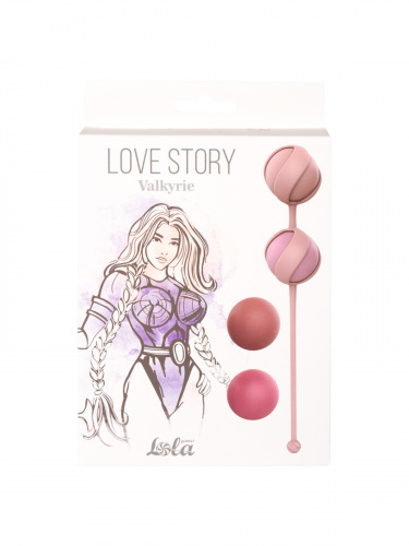 Vaginal balls set Love Story Valkyrie pink 3013-01lola
