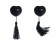 Nálepky na bradavky Burlesque Gipsy Black 3634-05lola
