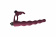 Vibrační nástavec pro dvojitou penetraci  Pure Passion Bunny Wine red 1202-02lola