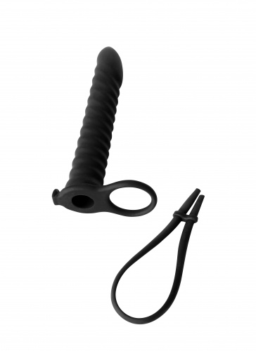 Vibrační nástavec pro dvojitou penetraci Pure Passion Rori Black 1205-01lola