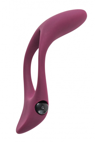 Vibrační erekční kroužek Pure Passion Stardust Wine red 1304-02lola