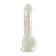 Perleťové dildo Mabe Pearl White 9901-03lola