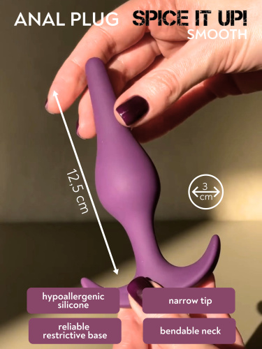 Anální kolík Spice it up Smooth Ultraviolet 8008-04lola