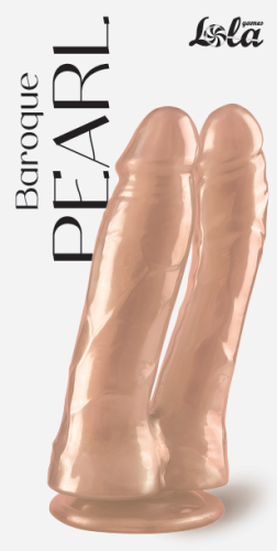 Perleťové dildo Baroque Pearl Pink 9900-02lola