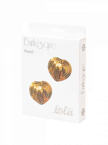 Nálepky na bradavky Burlesque Rand Golden 3633-02lola