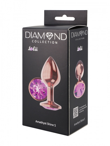 Anální kolík Diamond Amethyst Shine S 4025-01lola