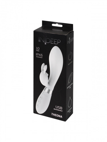 Dobíjecí vibrátor Indeep Theona White 7702-07indeep