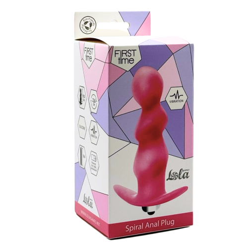 Anální vibrační kolík Spiral Pink 5008-01Lola