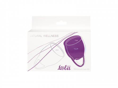 Sada Menstruačních Kalíšků Natural Wellness Fialový Tulipán 4000-02lola