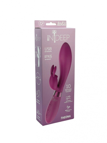 Dobíjecí vibrátor Indeep PRO Theona Magenta 7707-03indeep