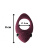 Vibrační erekční kroužek Pure Passion Midnight wine red  1300-02lola