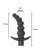 Vibrační anální kolík Spice it up Ecstasy Black 8009-01Lola